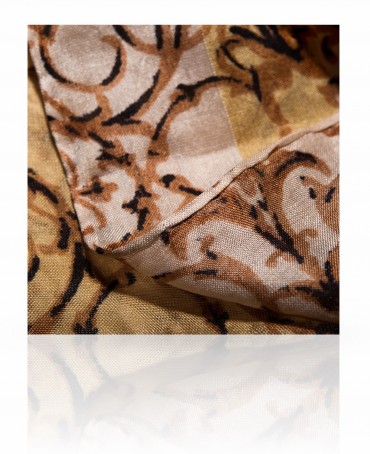 Палантин Женский SN-GOTHIC/BEIGE.WHITE